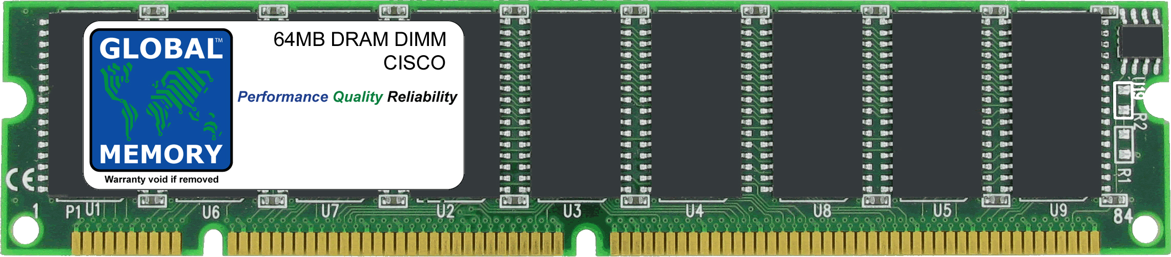 64MB DRAM DIMM MEMORY RAM FOR CISCO 7200 SERIES ROUTERS NPE-175 / 225 / 300 & NSE-1 / 1-7206 VXR (MEM-SD-NPE-64MB) - Click Image to Close